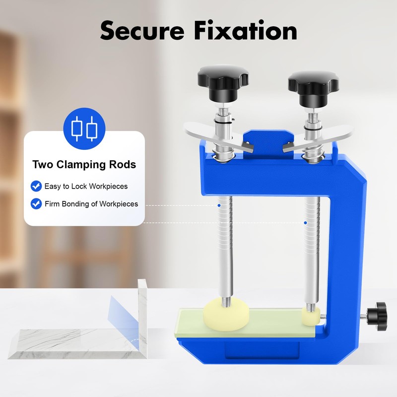45° Miter Clamp Miter Install Tool, 32x20cm Corner Clamp Granite