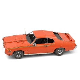 Fascinations Metal Earth Metal Construction Kits - Automotive 1969 Pontiac GTO Judge, Laser Cut 3D Construction Kit, 3D Metal Puzzle, DIY Model Kit with 3.5 Metal Boards, from 14 Years