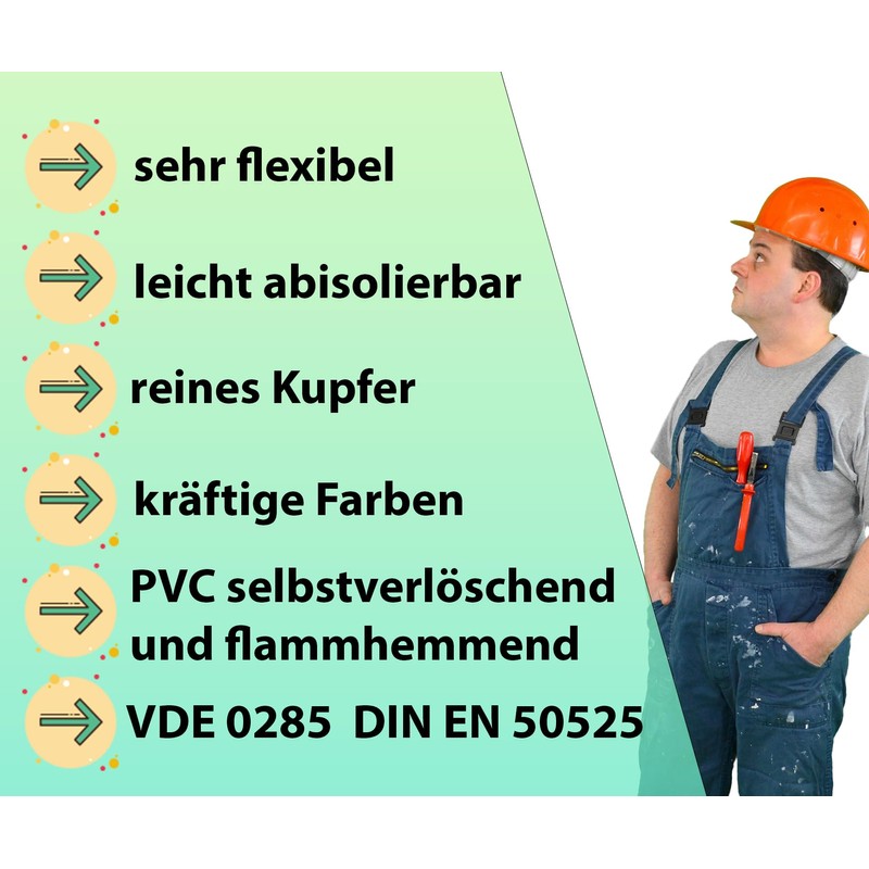 ALPTEG H07V-K Cable 1.5 mm² Grey 10 m