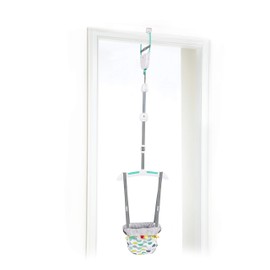Bright Starts Playful Parade Door Jumper for Baby with Adjustable Strap, 6 Months and Up, Max Weight 26 lbs