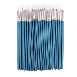 UGPLM 100Pcs/set Micro Detail Paint Brush Set,Tiny Professional Kit Miniature Art Brushes Round for Oil Acrylic etc, S