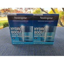 Neutrogena 2 Neutrogena Hydro Boost Hyaluronic Acid Night Pressed Serum 1.7oz / 48g