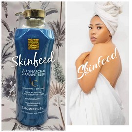 Lait snaptchat Diamond blue Glutathion & Collagen Shower Gel 1000ml Body Wash 👌