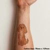 Azeeda 'Cockapoo-Welpe' Temporäres Tattoo - Hautfreundlicher & Ungiftiger Abziehbild ·