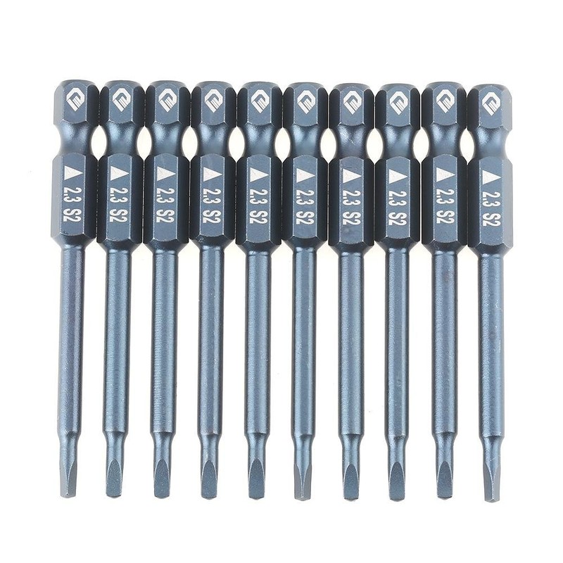 Triangle Screwdriver Bits with 1/4 Inch Shank Alloy Steel Triangular