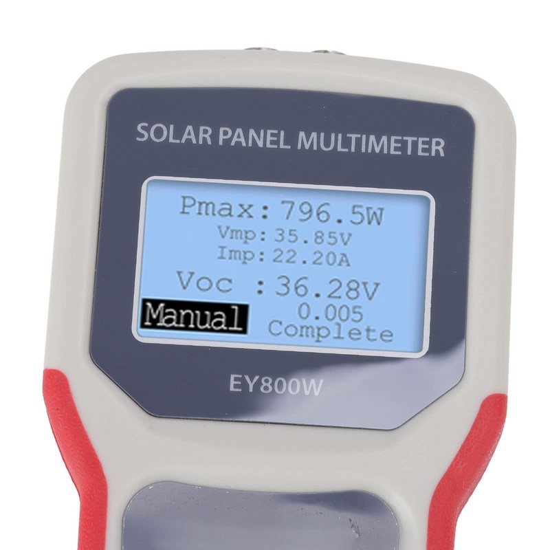 Solar Panel Tester, Mppt Solar Panel Multimeter with Auto and