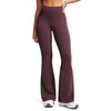 INGIA Womens High Waist No Front Seam Scrunch Butt Flare