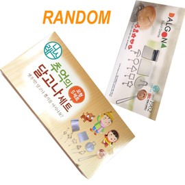 LENITH Dalgona Korean Sugar Candy Cookies Cutters Stainless Steel Making Tools for Party and Game Favor_9pcs Set