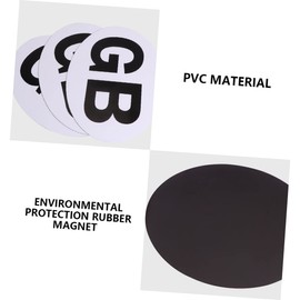 3pcs Magnetic Car Alphabet Sticker Auto Decal for Easy Application Removal Non-Toxic Car Decor for Smooth Surfaces