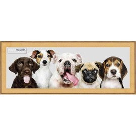 39x13 or Puzzle Traditional Gold Complete Wood Panoramic Frame with UV Acrylic Plexiglass, Foam Board Backing & Hardware Included
