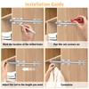 Valet Rod For Closet Pull Out, Heavy Duty Adjustable Valet