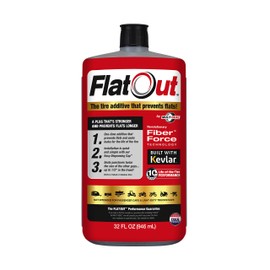 FlatOut 20110 Tire Sealant (Multi-Purpose Formula), Great for Boat Trailers, ATV/UTVs, Golf Carts, Dirt Bikes, Riding Lawn Mowers, Snow Blowers and more, 32-Ounce, 1-Pack