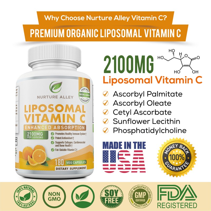 7.3 OZ Nurture Alley Natural Organic Vegan Liposomal Vitamin C