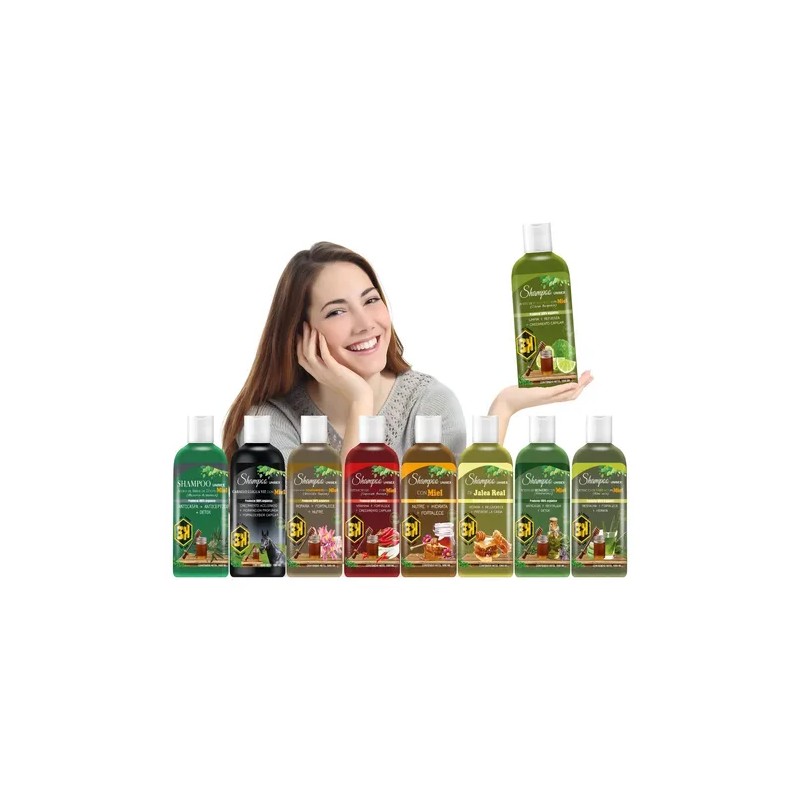 Shampoo Aceite De Bergamota Y Miel 1 Litro Vivonatural &