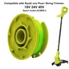 UUBOXS AC80RL3 String Trimmer Replacement Spool for Ryobi,11ft 0.080" Line