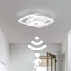 EIDEARAY 12.6Inch Motion Sensor LED Ceiling Light Indoor, 36W 6000K