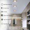 YGS-Tech 2 Inch LED Recessed Lighting, Wood Grain Style Dimmable