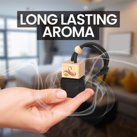 Car Air Fresheners for Men - Spice Blast | Irresistible Scent | Odour Eliminator with Essential Oils | Car Air Fresheners Vent Clip | Strong Automotive Air Freshener by Perfa