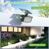 MinPea Solar Spot Lights Outdoor, [27 LED/2 Pack] Adjustable Solar