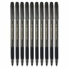 RADIUS Tri Flex Ballpoint Pens, BLACK, 1.0mm Medium Point, Pack