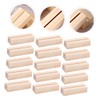 Ciieeo 24Pcs Wooden Card Holder Stand Rustic Table Number Holders