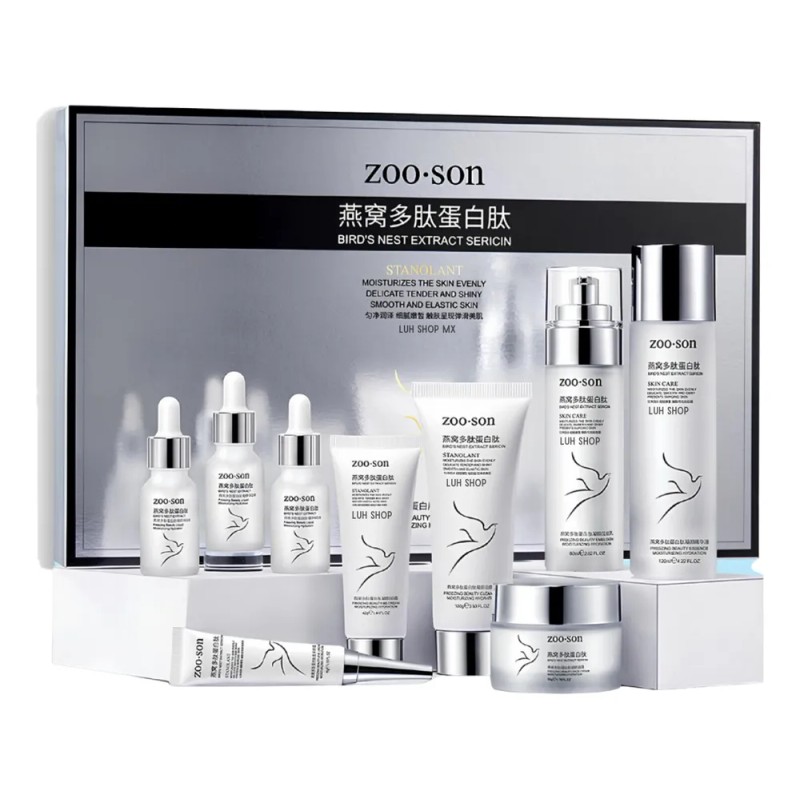 Kit De Cuidado Facial Zooson 9 Pz Skincare. Poros Y