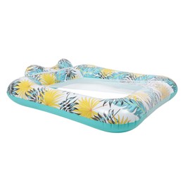 Kisangel Swimming Pool Floating Mat Inflatable Mesh Chair for Adults Comfortable Design Lightweight and Portable Unique Elevated Hammock Style for Pool Relaxation