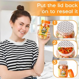 Dehydrated Dried Vegetables Ramen Toppings - 6.35oz Natural Mixed Vegetable Flakes, Noodle Soup, No Gluten& No Allergen, Freeze Dry Veggie for Cooking, Emergency Supply