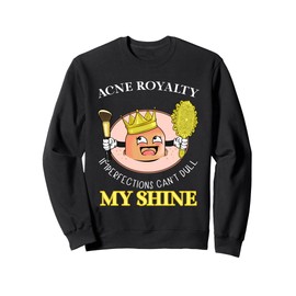 Acne Royalty Imperfections Can't Dull My Shine Makeup Sweatshirt