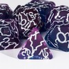 HDdais DND Dice Set, 7PCS Crackle Design Polyhedral Dice Set