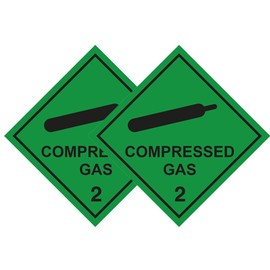 ButterFox earphonesPack of 2 Compressed Gas Car Stickers for Paramedic, Ambulance, Doctor, Medic, First Responder & Diver