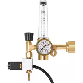 VIVOSUN Hydroponics CO2 Regulator Emitter System w/ Solenoid Valve Flowmeter Garden Grow
