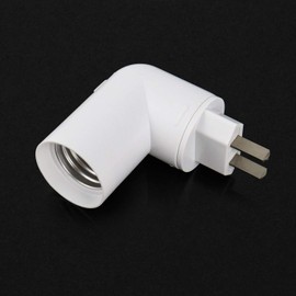 QWORK E26/ E27 Light Sockets with Switch, Standard US Maximum Wattage 60W, 180 Degree Rotation, 4 Pack
