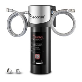 SYGOODLIFE Q5-F Direct Connect Under Sink Water Filter System,Remove PFAS, PFOA/PFOS, Fluoride, Chlorine,Lead, Bad Taste & Odor,NSF42&53 Certified,Service Life 1 Year.