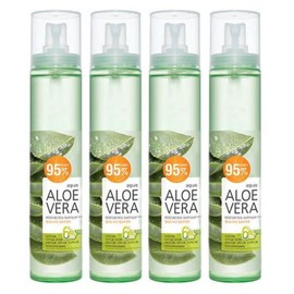 Kwailnara Mist Aloe 95 Aloe Vera Moisturizing 125ml 4pcs / 과일나라 미스트 알로에 95 알로에베라 수분보습 125ml 4개