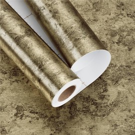 Gold Metallic Wallpaper Peel and Stick Accent Walls 15.7"×78.7"