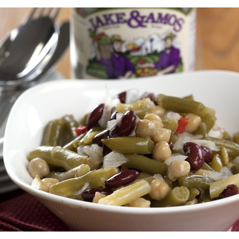 Jake & Amos Four Bean Salad 34 Oz. (2 Jars)