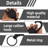 2PCS Retractable Keychain with Thick Steel Cord Heavy Duty Badge