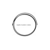 Briny River 1 Set Bicycle Brake Hose Set with Oil