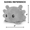 TeeTurtle - The Original Reversible Axolotl Plushie - Blue +