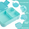LEIKEEGO Lunch Box Kids,Leak-Proof Bento Lunch Box with Compartments for