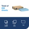 Tork Low-Lint Cleaning Cloth Blue, Flat Pack, 1 x 250