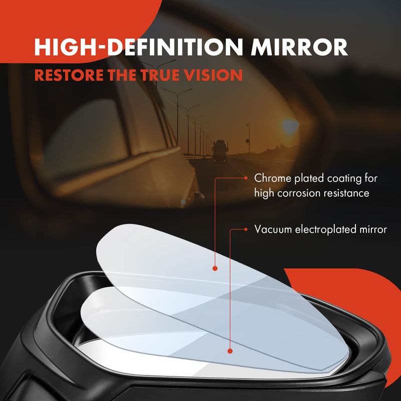 A-Premium Passenger Side Power Door Mirror Compatible with Nissan Altima