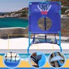 Megagreen 2-in-1 Pool Goal Set - Football & Basketball Fun