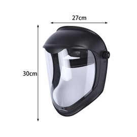 TENOL Anti Fogging Face Shield Safety Mask Protective Ergonomic Reusable Washable Splash Guard Transparent Visor for Adults Durable
