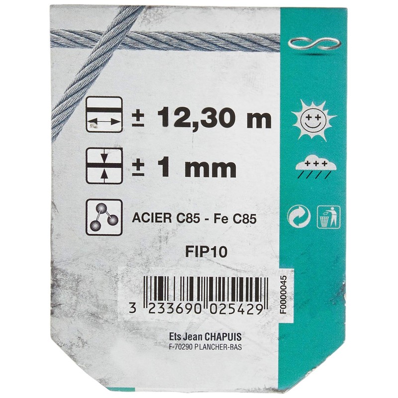 Chapuis FIP10 C85 Piano Wire 1 x 12 mm 30