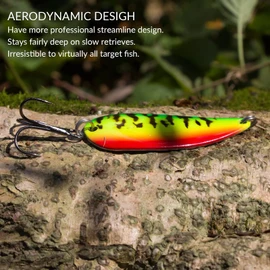 THKFISH Fishing Lures Fishing Spoons Fishing Bait Trout Lures Bass Lures Fishing Spoons Lures 1/2oz-5pcs