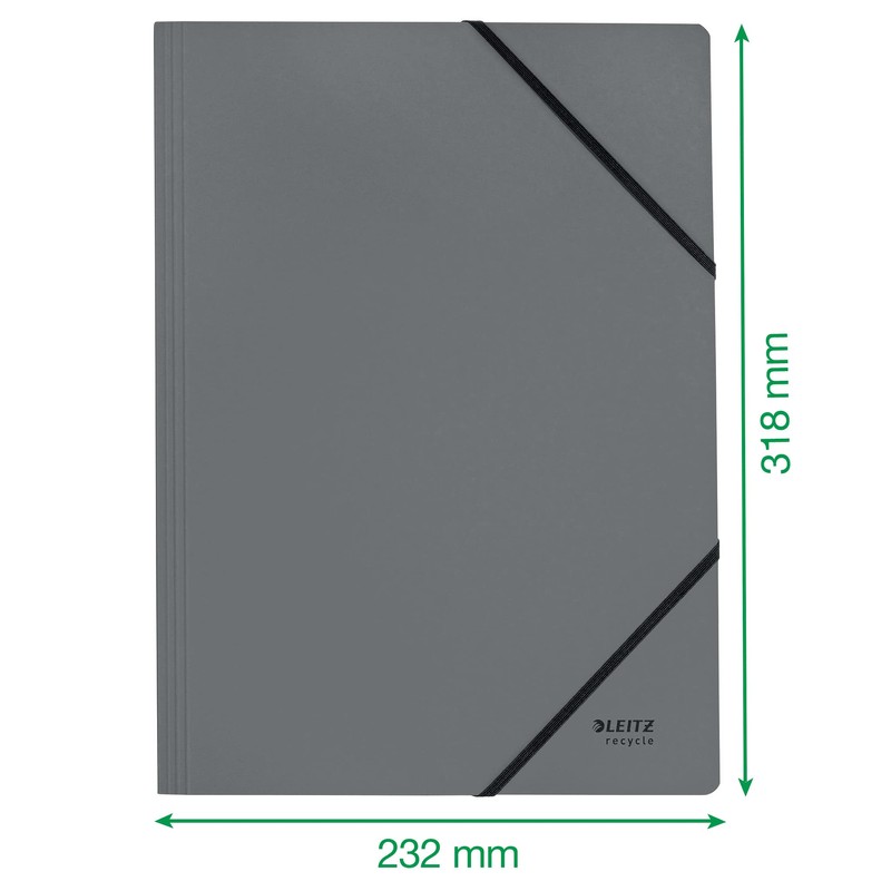 L:Elastic Folder Recycle A4 red