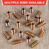msymsyu 25 Pcs Threaded Inserts M5x10mm Insert Nuts Hex Drive