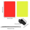 Anwangda Referee Card Set, Football Referee Red and Yellow Cards